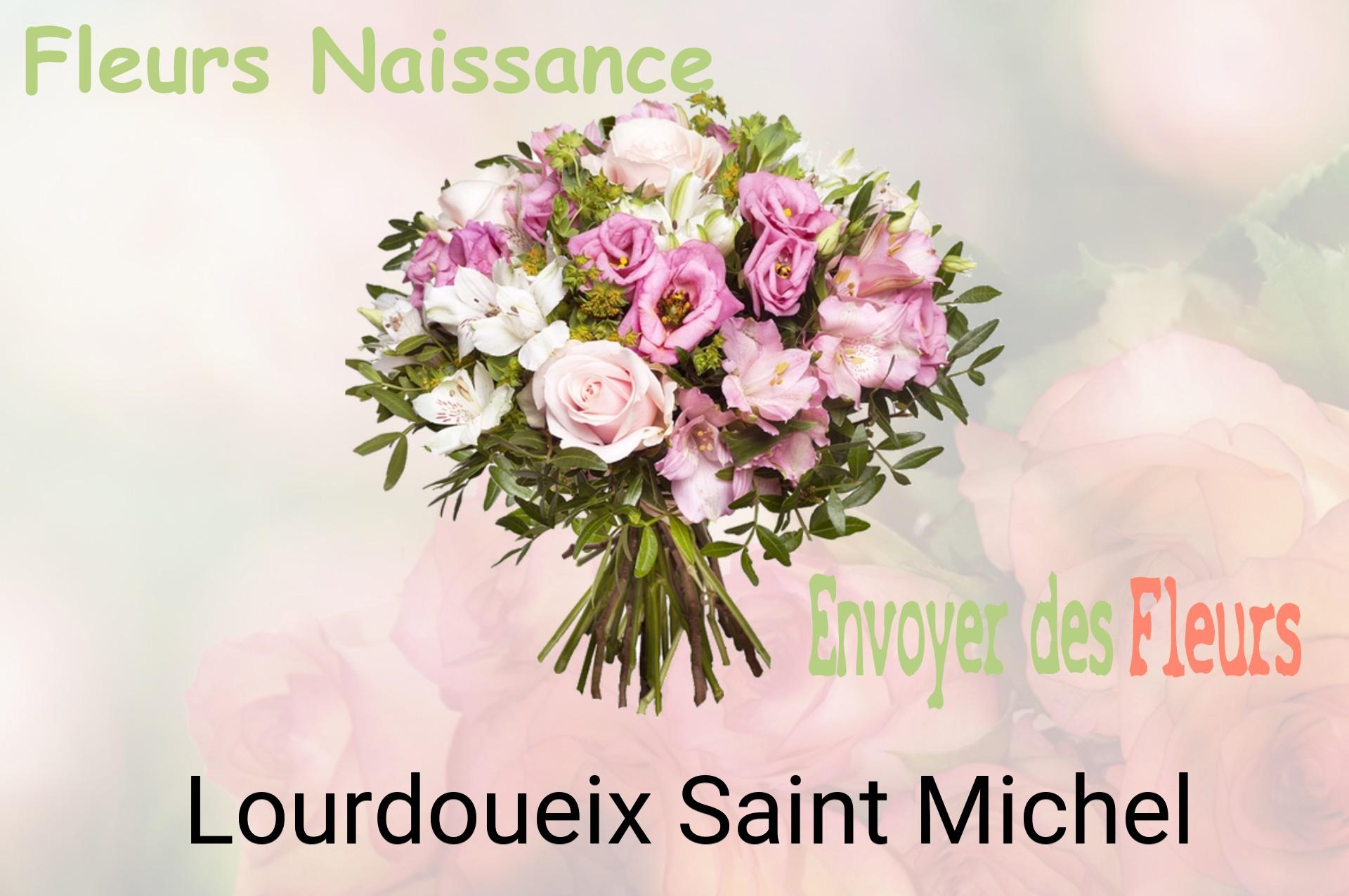 Bouquet de fleurs de naissance livré à Lourdoueix-Saint-Michel