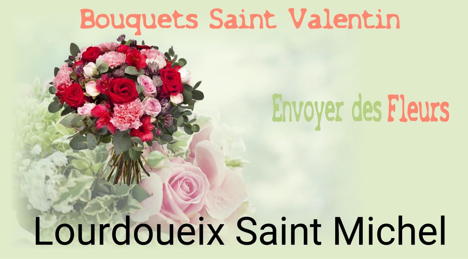 Roses de Saint-Valentin livrées à Lourdoueix-Saint-Michel